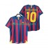 Camisola FC Barcelona RONALDINHO 10 2005 Retro Homem Equipamento Primeiro 2006 Manga Curta